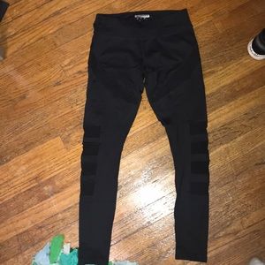 Forever 21 mesh paneled leggings